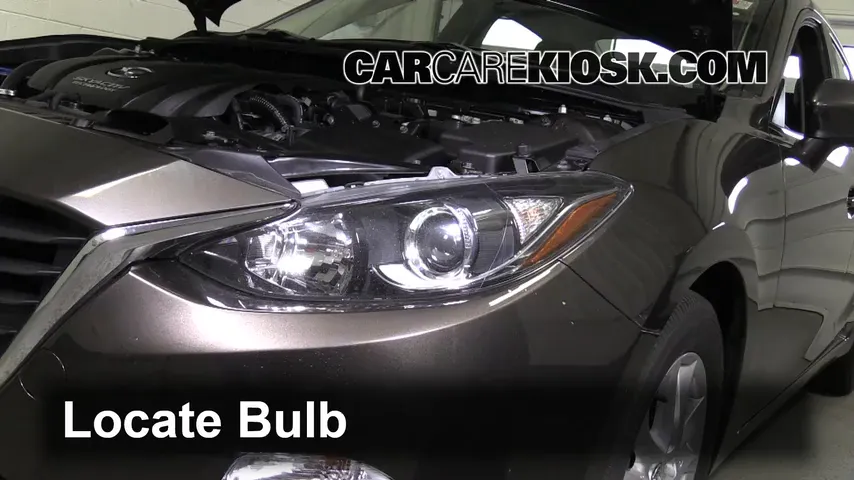 2014 Mazda 3 Touring 2.0L 4 Cyl. Sedan Luces Luz de estacionamiento (reemplazar foco)